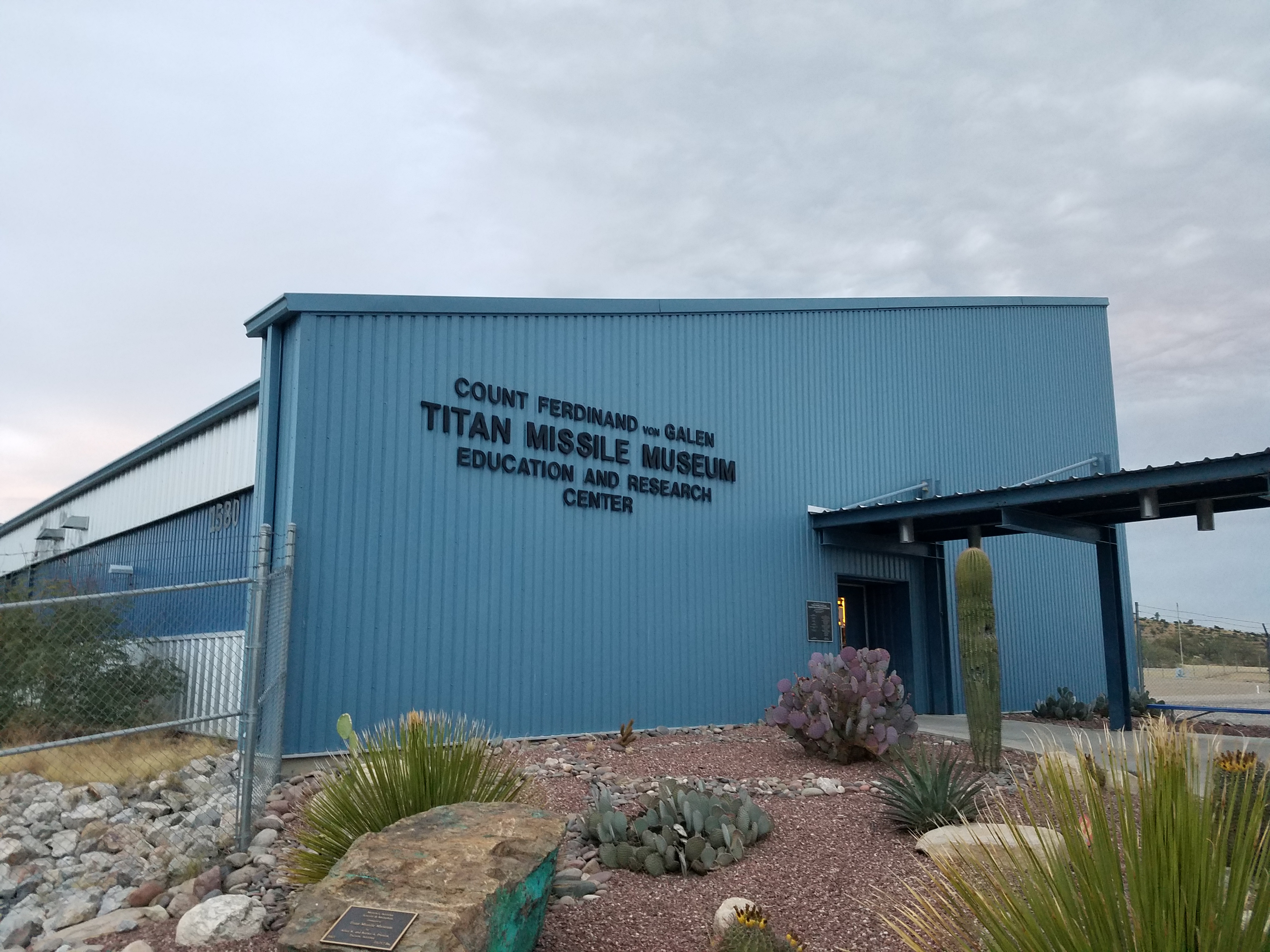 What are some interesting items at the Titan Missile Museum in Arizona?