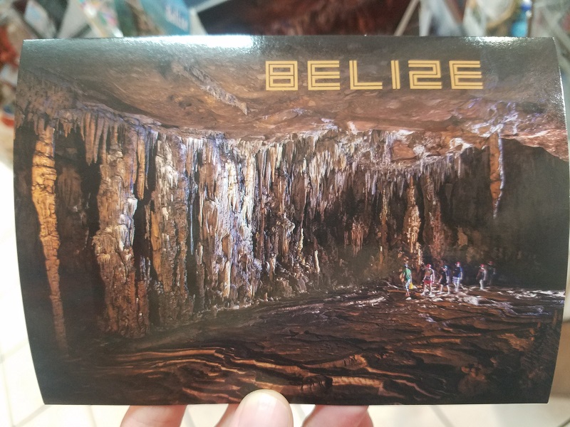 actun tunichil muknal atm cave belize san ignacio postcard