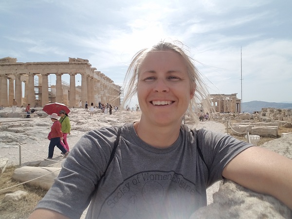 acropolis selfie